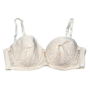 Wacoal Vintage Orange Label SB5002 B70/32A Ivory Lace Push-Up Bra